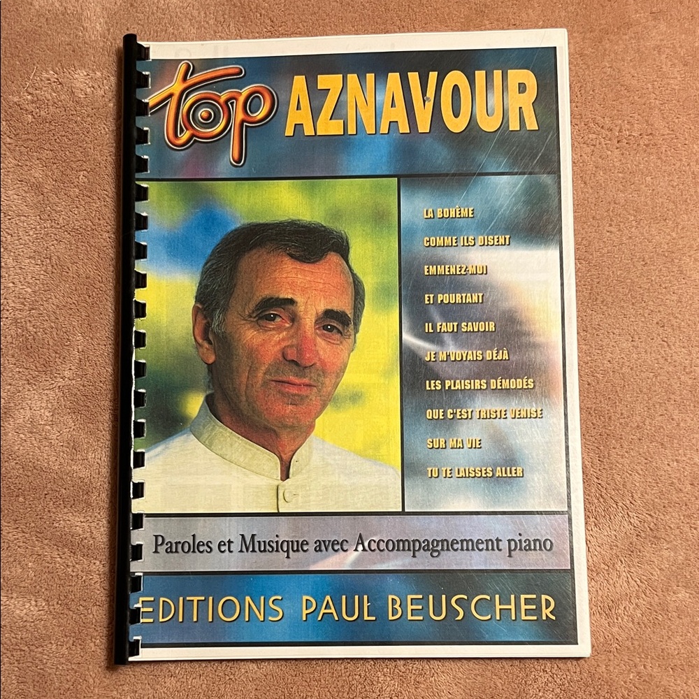 Top Aznavour Songbook for the Piano 🎹